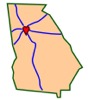 Map of Georgia:  link to directions